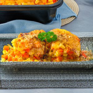 Baked Corn & Carrots