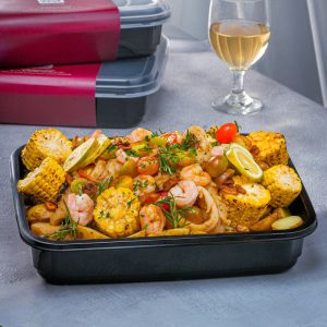 Assorted Seafood with Cajun Sauce