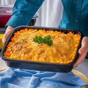 Baked Corn & Carrots