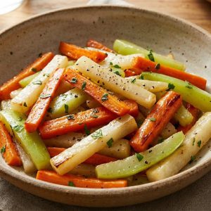 Buttered Carrot, Sayote, & Jicama